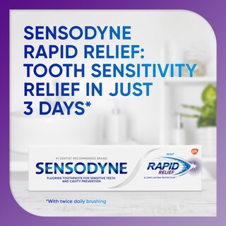 Foto 4 | Pasta De Dientes Sensodyne Rapid Relief Sensitive Teeth 100ml - Venta Internacional.