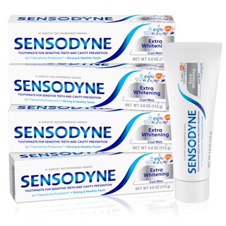 Foto 1 | Pasta De Dientes Sensodyne Extra Whitening Sensitive Teeth 120 Ml X4 - Venta Internacional.