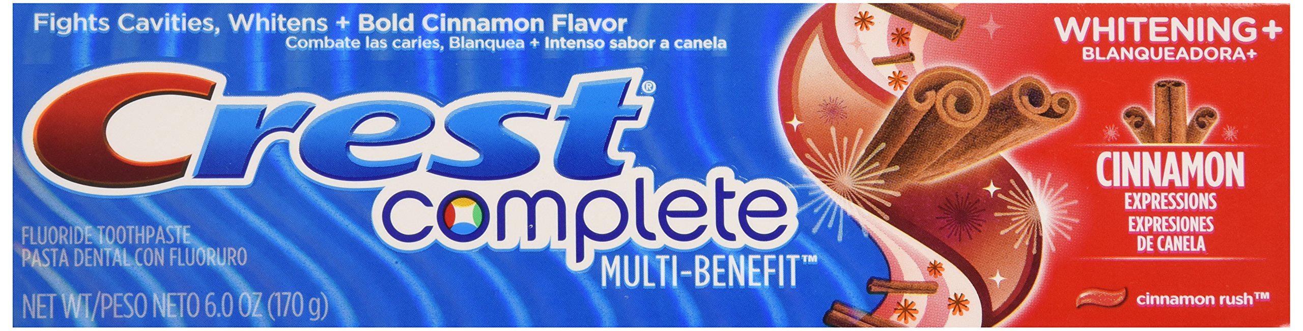 Foto 2 pulgar | Pasta De Dientes Crest Whitening Expressions Cinnamon Rush 177 Ml - Venta Internacional.
