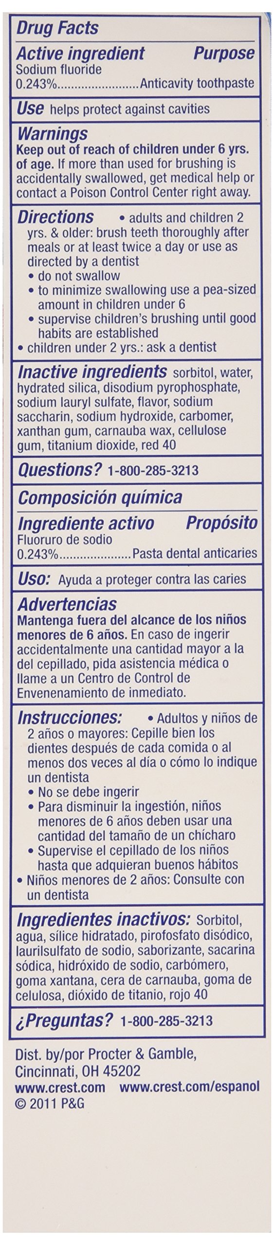 Foto 3 pulgar | Pasta De Dientes Crest Whitening Expressions Cinnamon Rush 177 Ml - Venta Internacional.