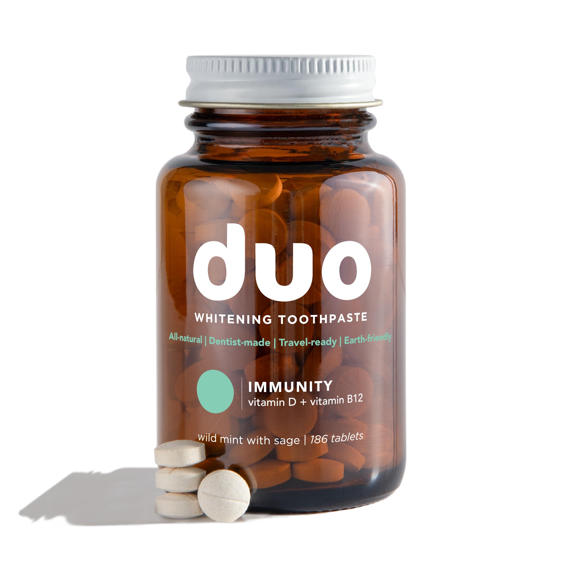 Pasta De Dientes Duo Immunity Vitamin D3 + B12 Whitening - Venta Internacional.