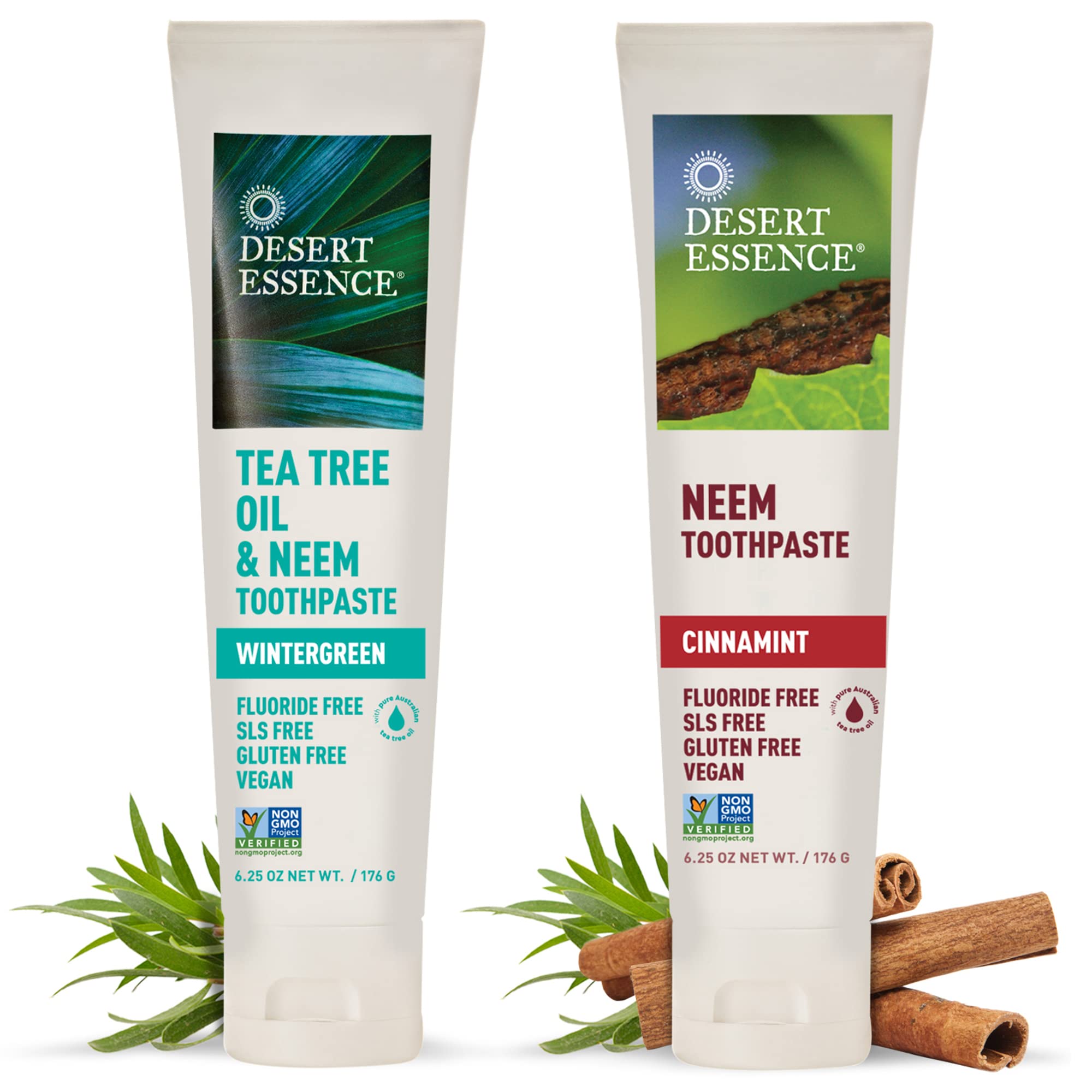 Foto 3 pulgar | Pasta De Dientes Desert Essence Natural Con Aceite De Árbol De Té Y Neem 185 Ml - Venta Internacional.