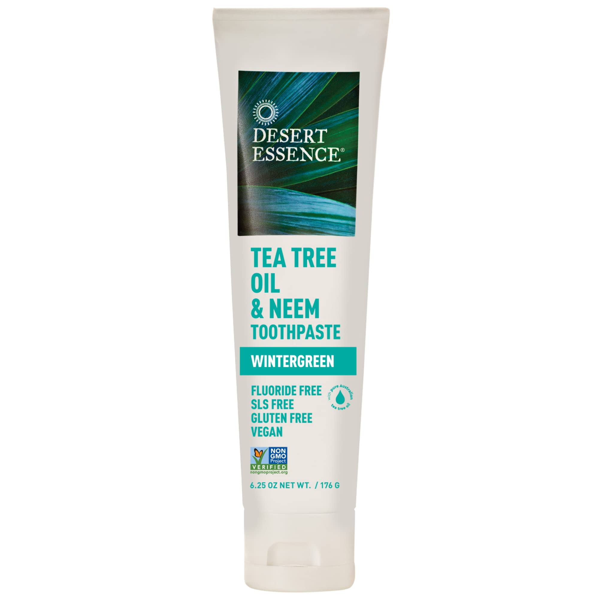 Foto 2 pulgar | Pasta De Dientes Desert Essence Con Aceite De Árbol De Té Y Neem, 185 Ml, Vegana - Venta Internacional.
