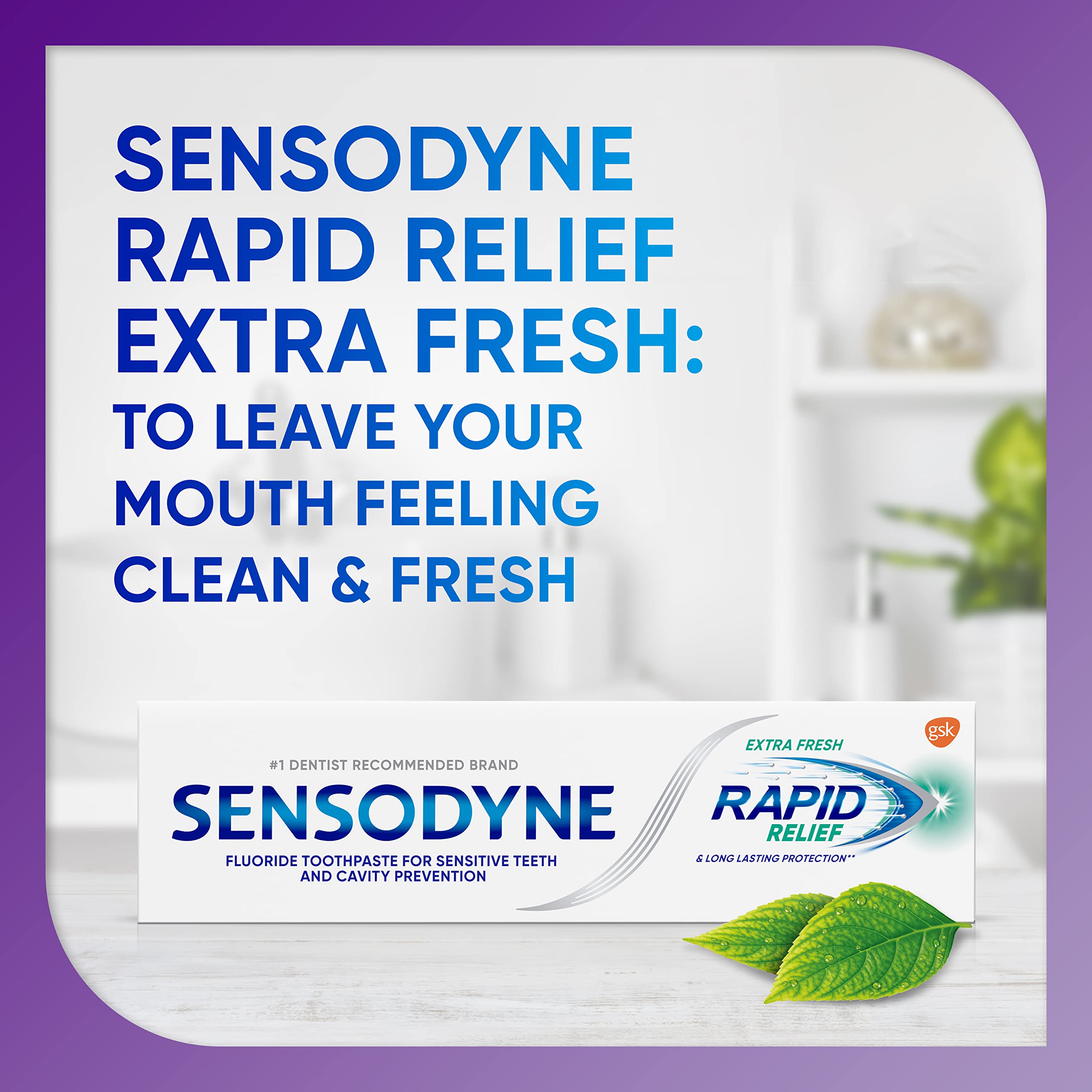 Foto 6 pulgar | Pasta De Dientes Sensodyne Rapid Relief, Prevención De Caries, 100 Ml - Venta Internacional.