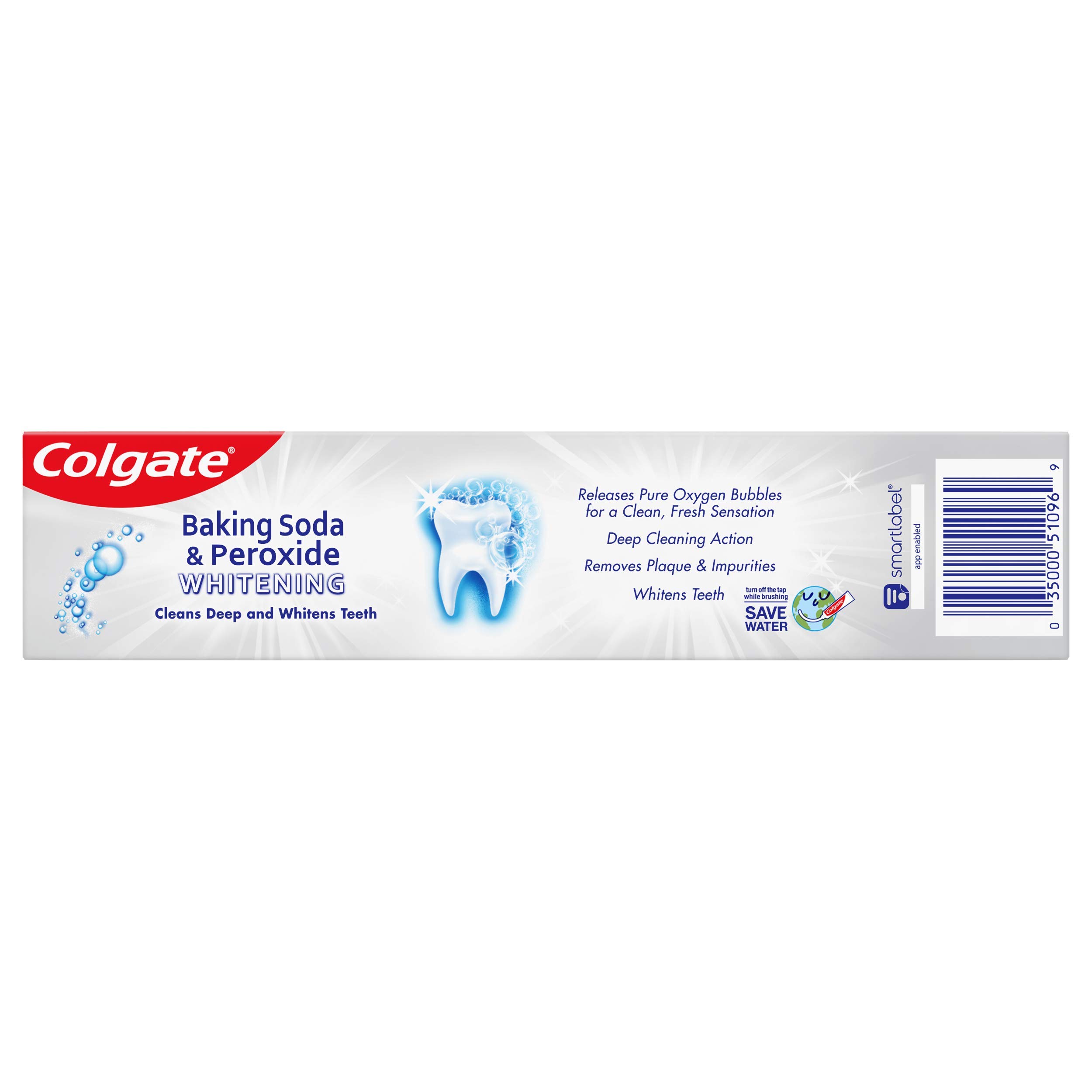 Foto 4 pulgar | Pasta De Dientes Colgate Con Bicarbonato De Sodio Y Peróxido Blanqueadora 240 Ml - Venta Internacional.