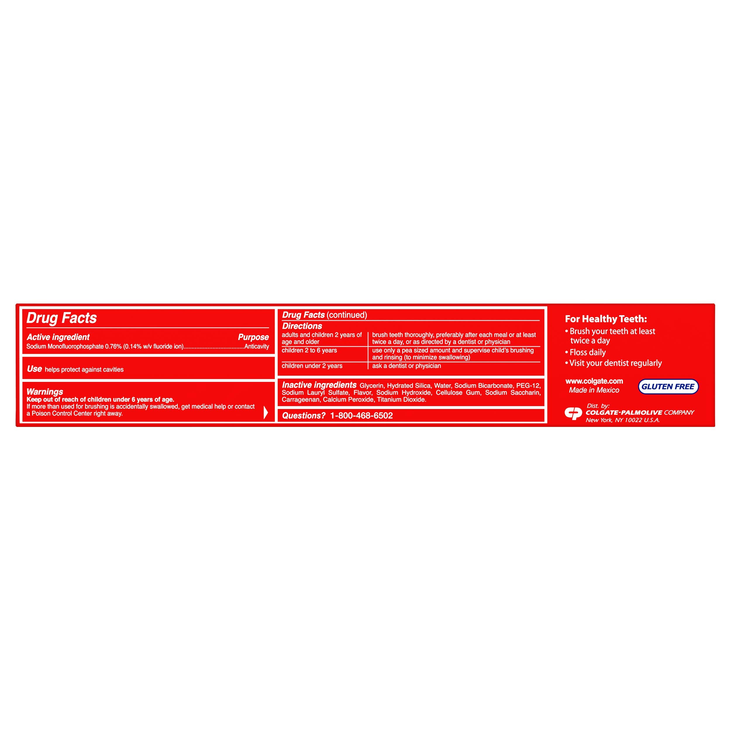 Foto 5 pulgar | Pasta De Dientes Colgate Con Bicarbonato De Sodio Y Peróxido Blanqueadora 240 Ml - Venta Internacional.