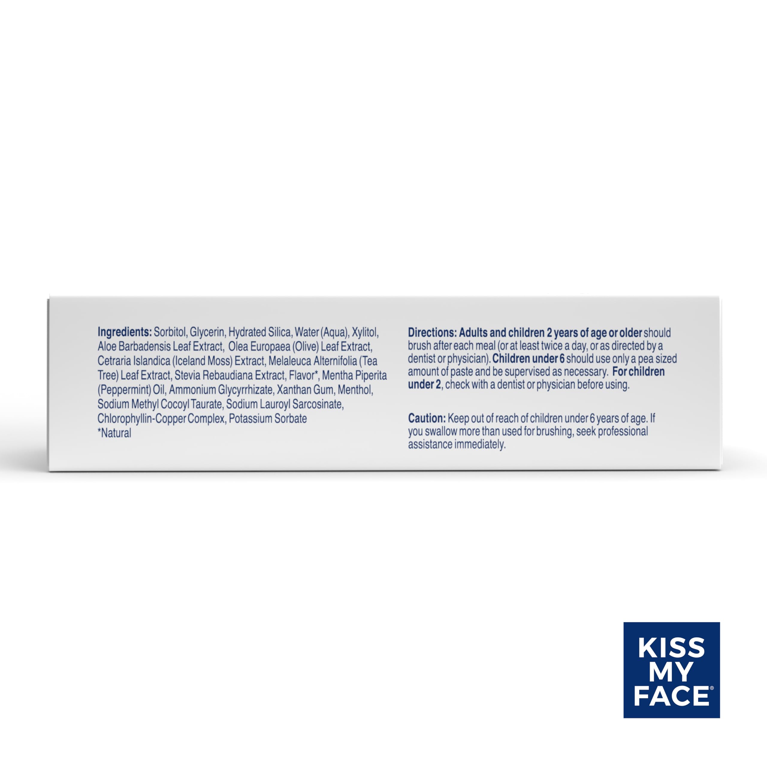 Foto 6 pulgar | Pasta De Dientes Kiss My Face Super White Gel Cool Mint, 133 Ml, Paquete De 3 - Venta Internacional.