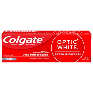 Foto 1 | Pasta De Dientes Colgate Optic White Stain Fighter Whitening 125ml - Venta Internacional.
