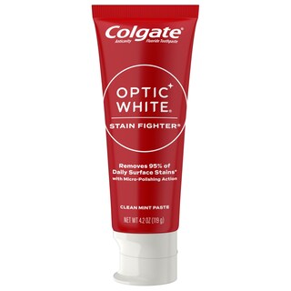 Foto 7 | Pasta De Dientes Colgate Optic White Stain Fighter Whitening 125ml - Venta Internacional.