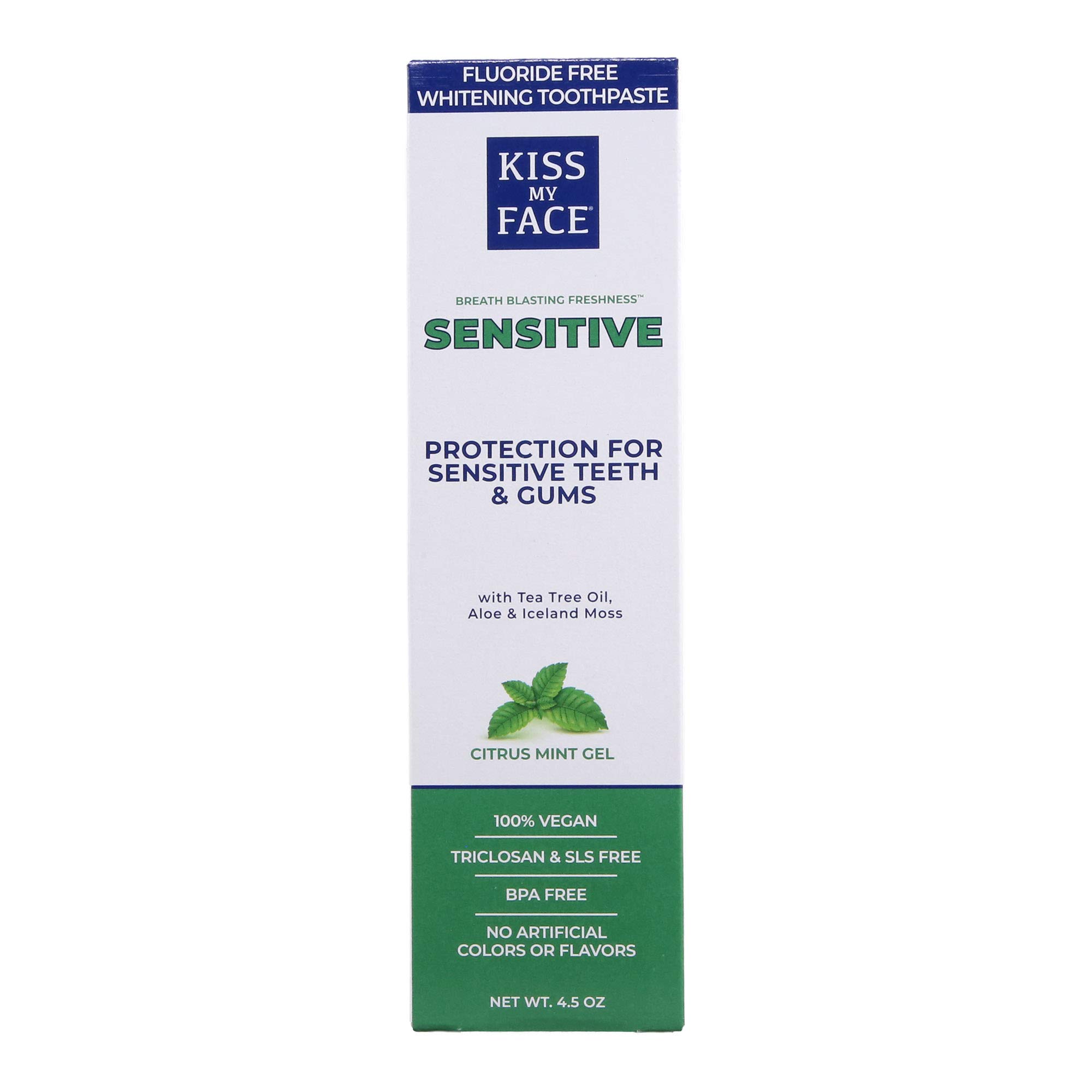 Foto 2 pulgar | Pasta De Dientes Kiss My Face Sensitive Citrus Mint 133 Ml - Venta Internacional.