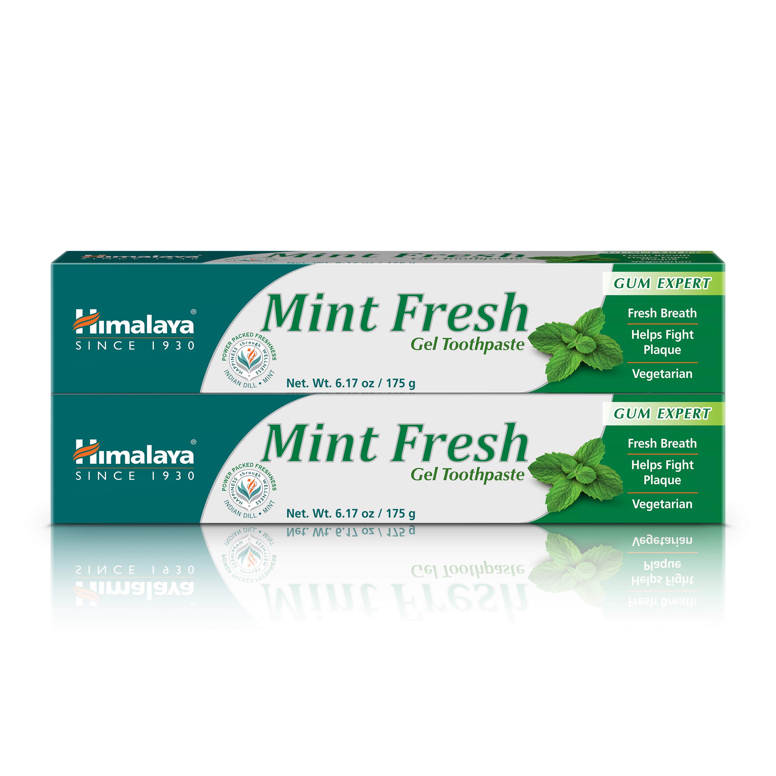 Foto 2 pulgar | Pasta De Dientes Himalaya Mint Fresh Gel Sin Flúor, 180 Ml, Paquete De 2 - Venta Internacional.