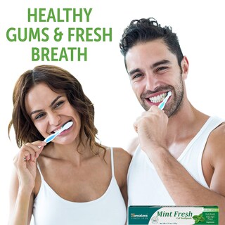 Foto 4 | Pasta De Dientes Himalaya Mint Fresh Gel Sin Flúor, 180 Ml, Paquete De 2 - Venta Internacional.