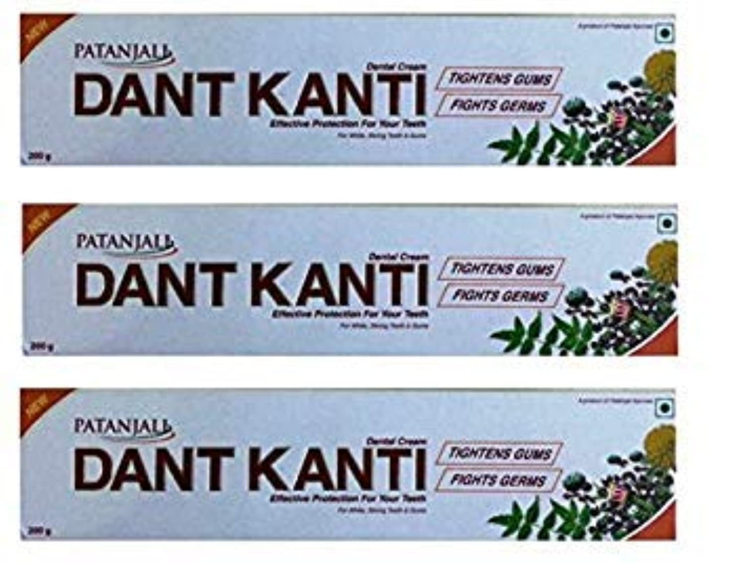 Foto 2 pulgar | Pasta De Dientes Patanjali Dant Kanti Crema Dental Natural 200g X3 - Venta Internacional.