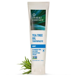 Foto 2 | Pasta De Dientes Desert Essence Con Aceite De Árbol De Té Y Menta 550 Ml X 3 - Venta Internacional.