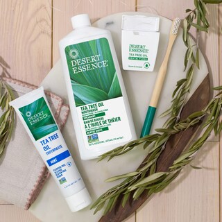 Foto 7 | Pasta De Dientes Desert Essence Con Aceite De Árbol De Té Y Menta 550 Ml X 3 - Venta Internacional.