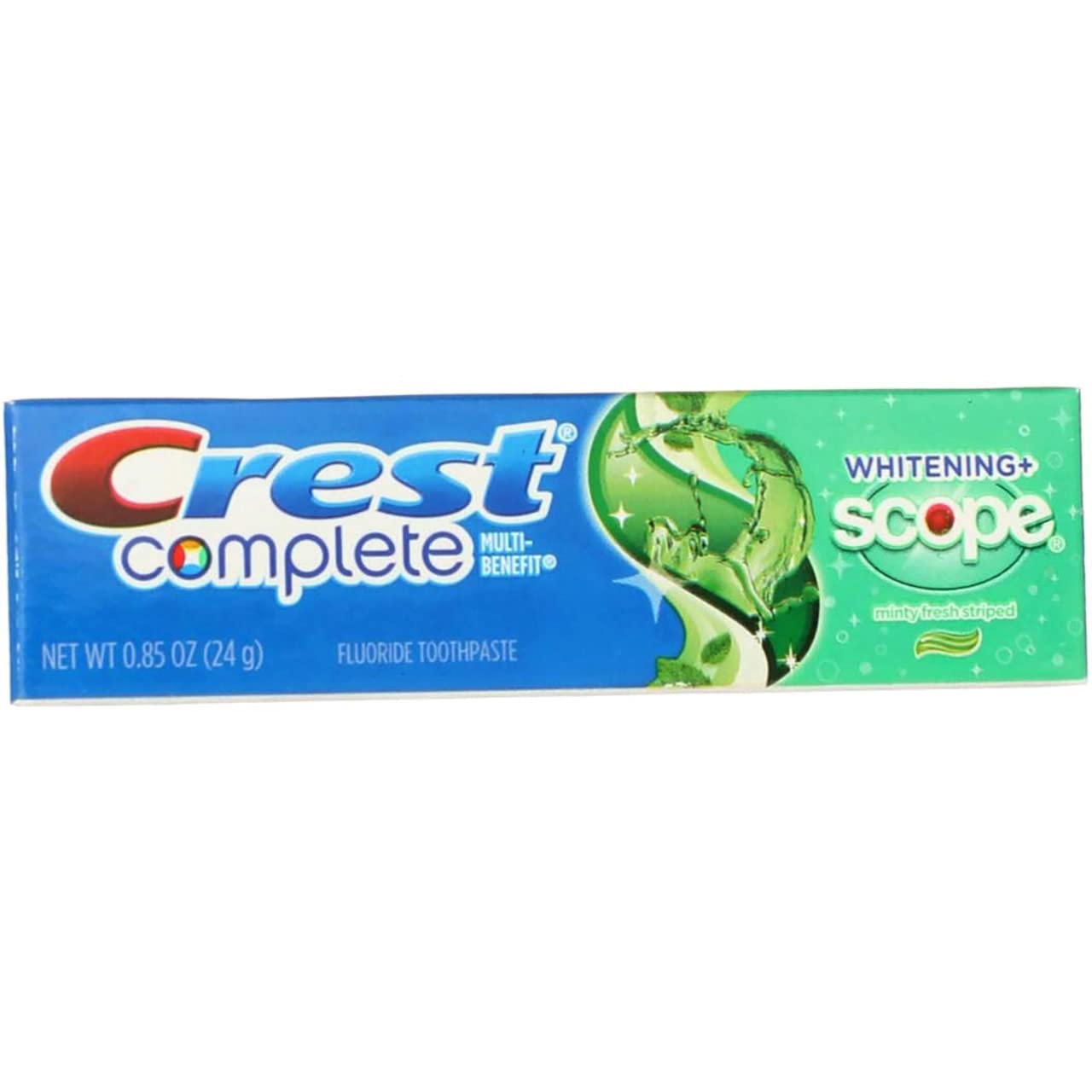 Pasta De Dientes Crest Complete Whitening + Scope Minty Fresh 25 Ml X12 - Venta Internacional.