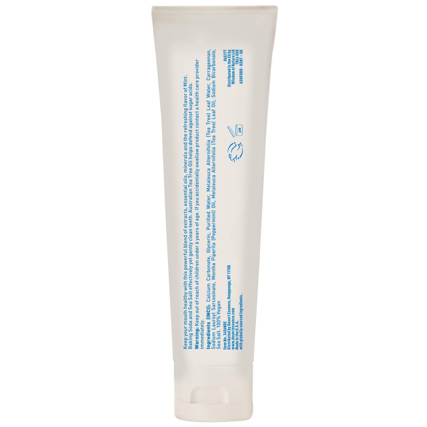 Foto 2 | Pasta De Dientes Desert Essence Con Aceite De Árbol De Té Y Menta 185 Ml - Venta Internacional.