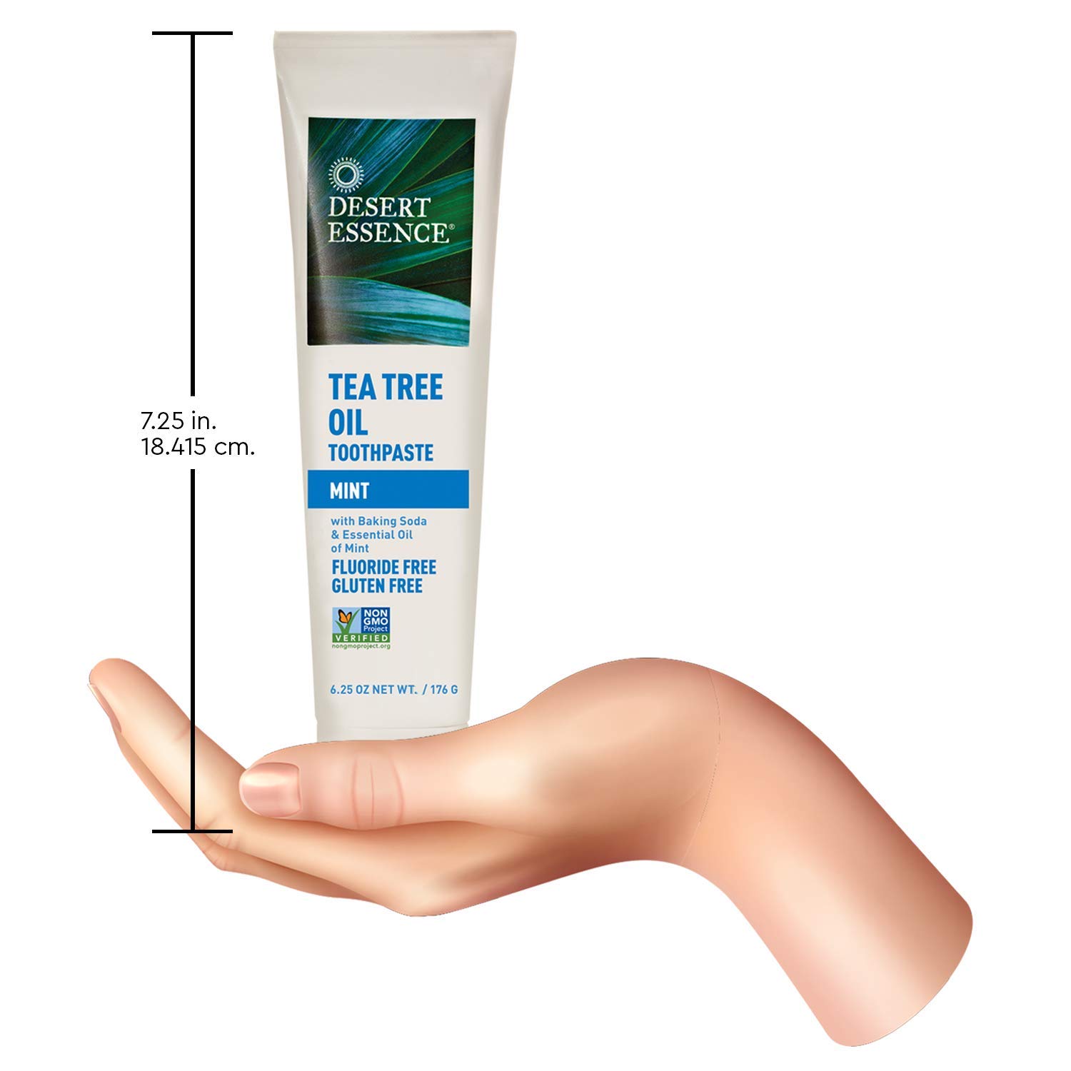 Foto 5 pulgar | Pasta De Dientes Desert Essence Con Aceite De Árbol De Té Y Menta 185 Ml - Venta Internacional.