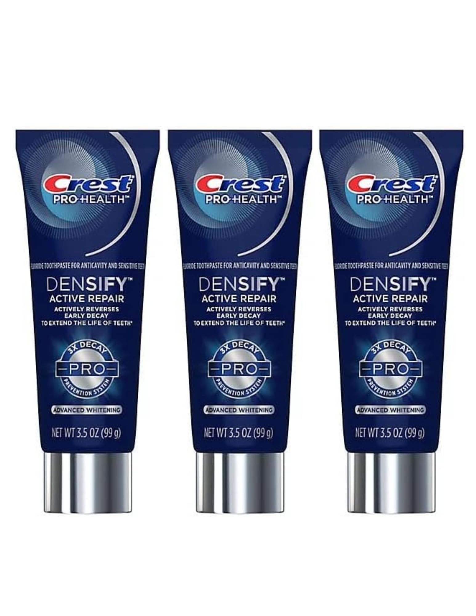 Foto 2 | Pasta De Dientes Crest Pro-health Densify Advanced Whitening 100 Mlx3 - Venta Internacional.