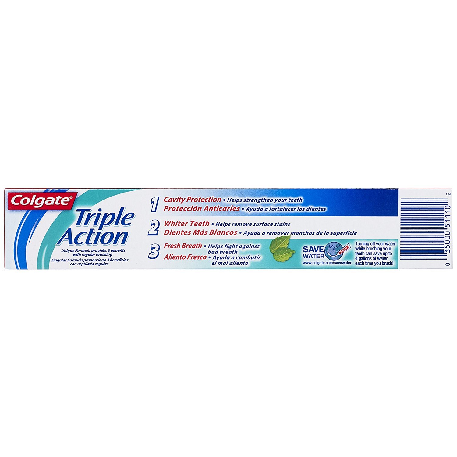 Foto 4 pulgar | Pasta De Dientes Colgate Triple Action Travel Mint 75 Ml (paquete De 6) - Venta Internacional.
