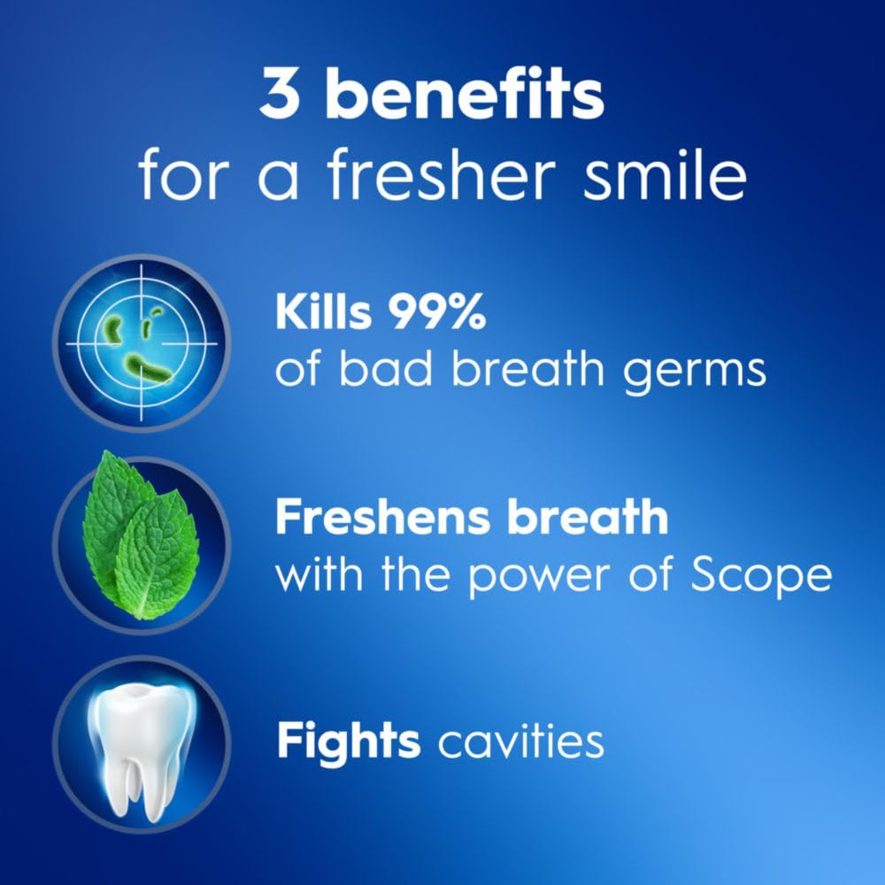 Foto 3 pulgar | Pasta De Dientes Crest Complete Whitening + Scope, Paquete Triple - Venta Internacional.