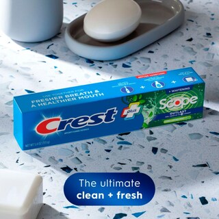 Foto 3 | Pasta De Dientes Crest Complete Whitening + Scope, Paquete Triple - Venta Internacional.