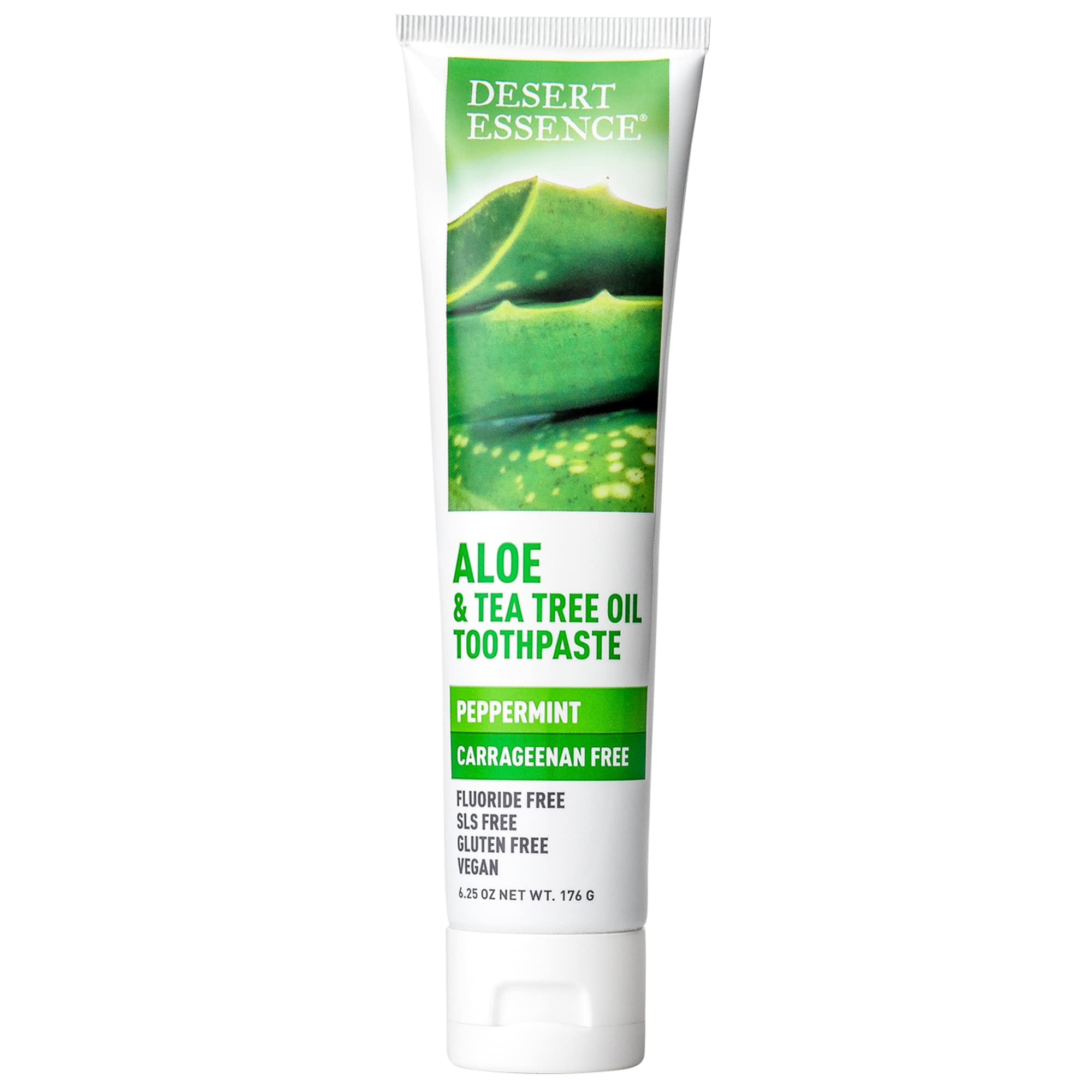 Foto 1 | Pasta De Dientes Desert Essence Con Aceite De Aloe Y Árbol De Té, 190 Ml, Vegana - Venta Internacional.