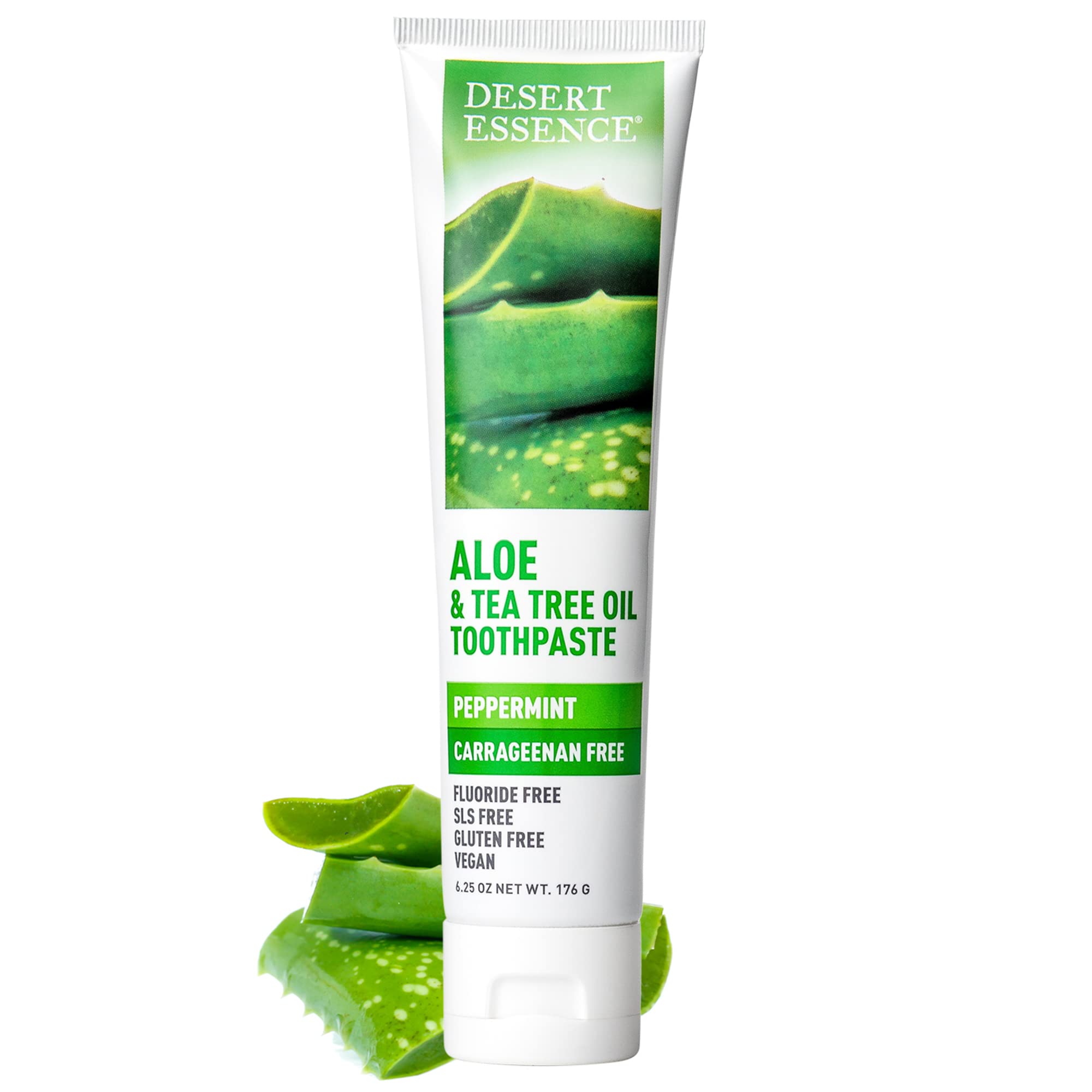 Foto 3 pulgar | Pasta De Dientes Desert Essence Con Aceite De Aloe Y Árbol De Té, 190 Ml, Vegana - Venta Internacional.
