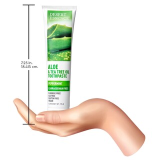 Foto 7 | Pasta De Dientes Desert Essence Con Aceite De Aloe Y Árbol De Té, 190 Ml, Vegana - Venta Internacional.