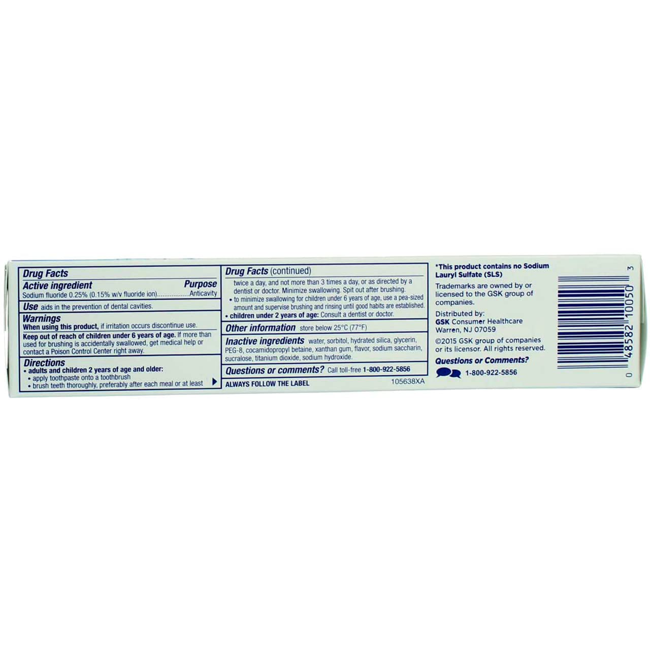 Foto 5 pulgar | Pasta De Dientes Con Fluoruro De Bioteno Para Boca Seca Y Mal Aliento 125mlx5 - Venta Internacional.
