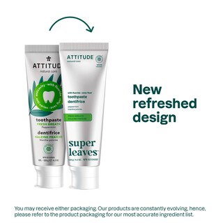 Foto 2 | La Pasta De Dientes Attitude Previene La Caries Dental Con Flúor 125 Ml - Venta Internacional.