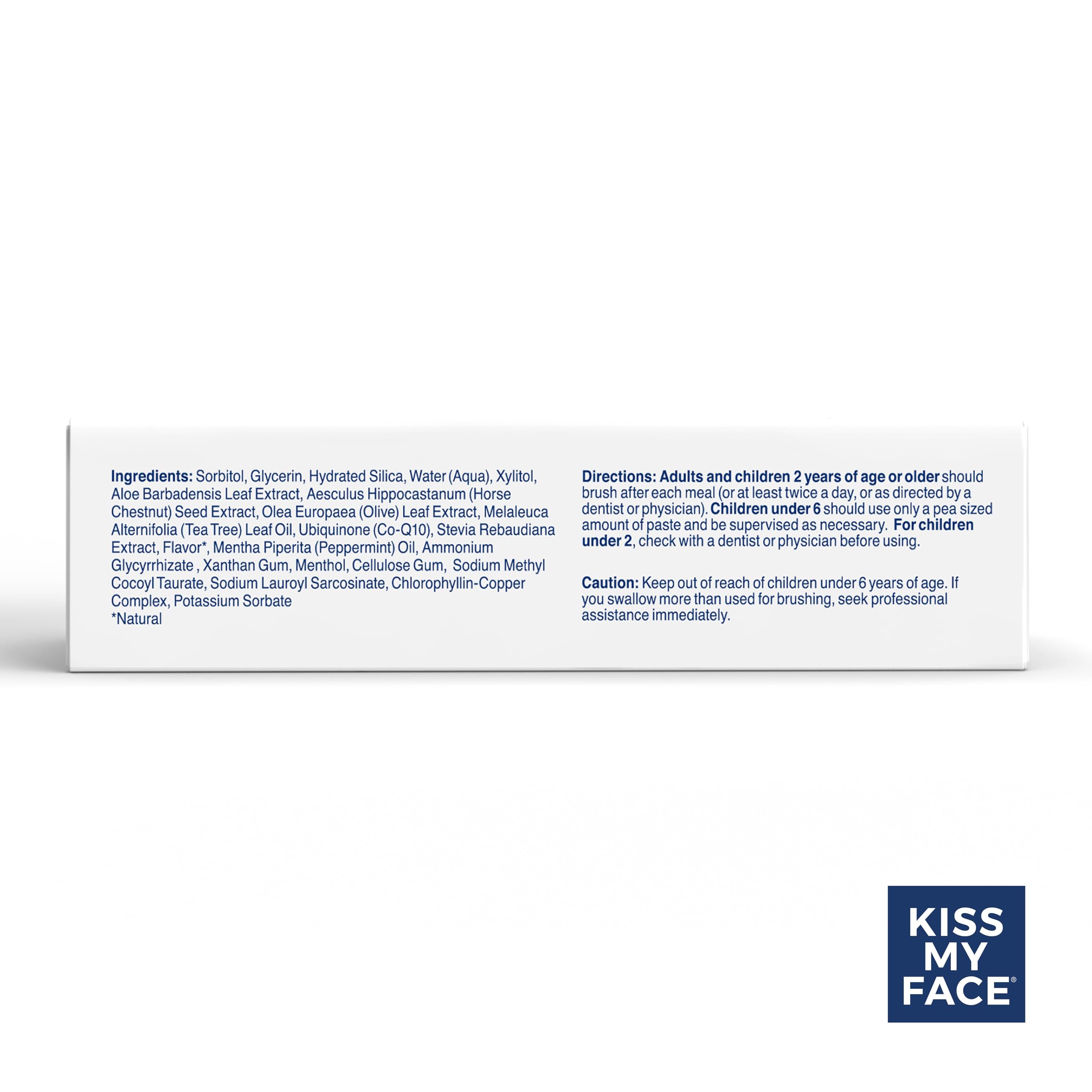 Foto 6 pulgar | Pasta De Dientes Kiss My Face Triple Action Herbal Mint 133 Ml X6 - Venta Internacional.
