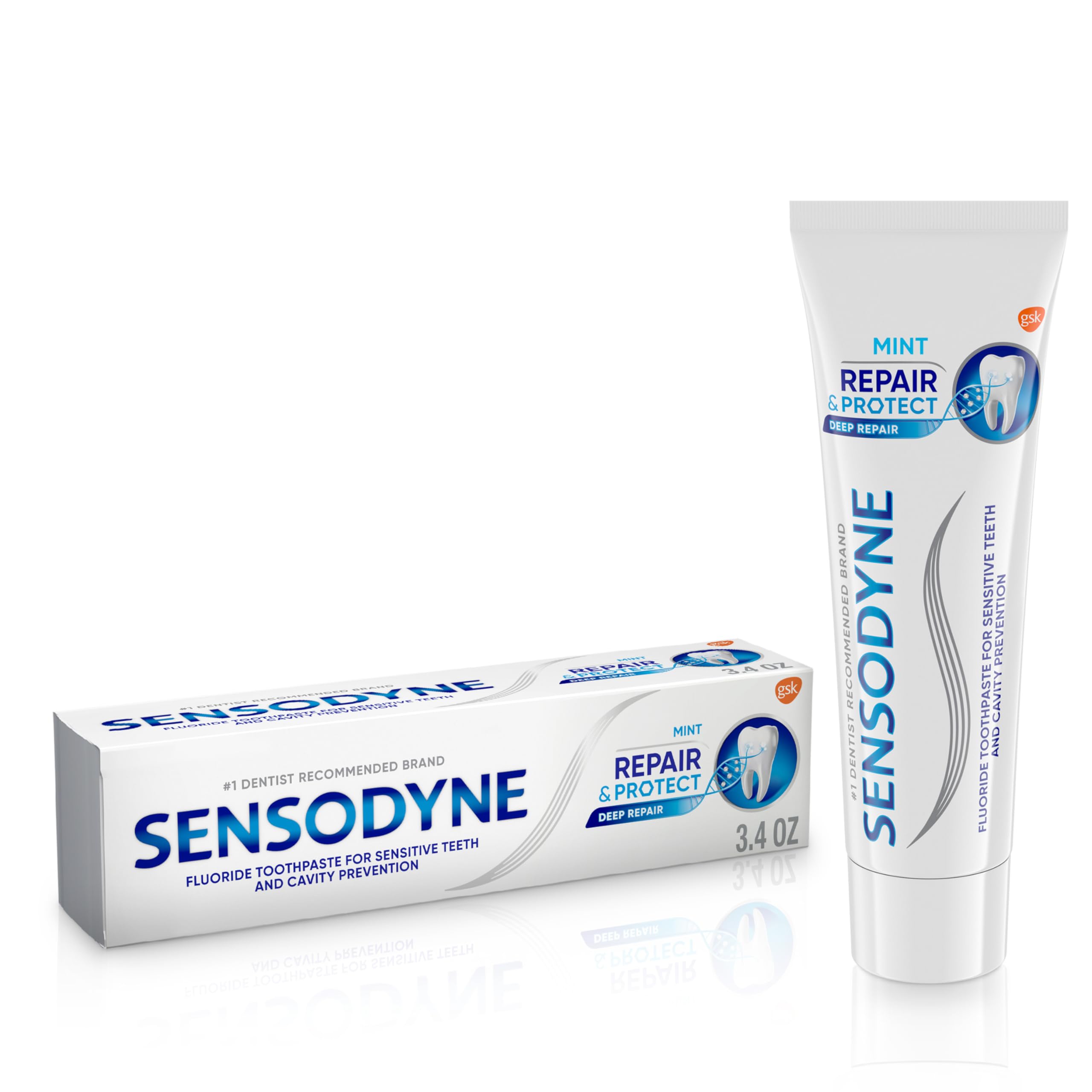 Foto 2 pulgar | Pasta De Dientes Sensodyne Repair And Protect Mint 100ml - Venta Internacional.