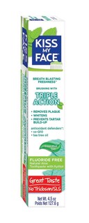 Foto 4 | Pasta De Dientes Kiss My Face Triple Action Gel 133 Ml (paquete De 3) - Venta Internacional.