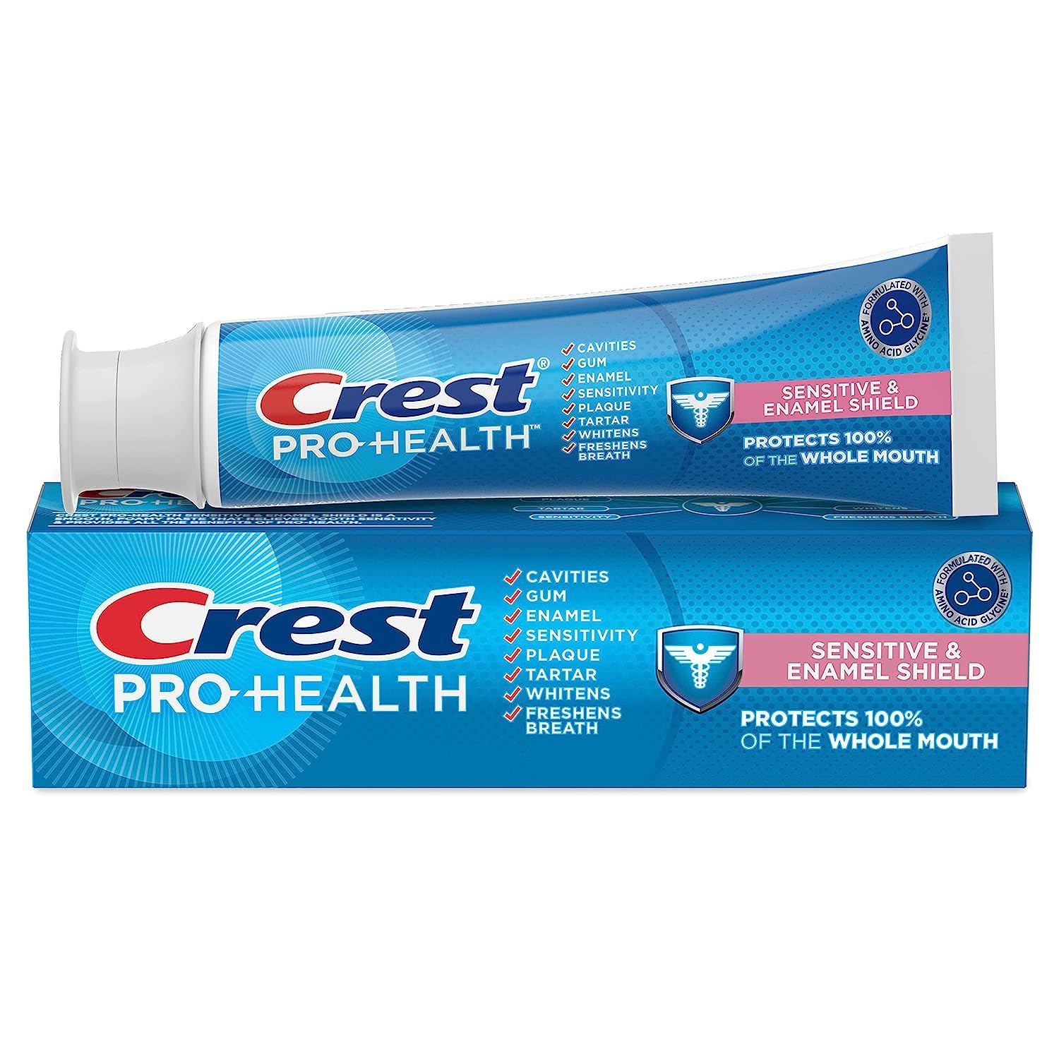 Pasta De Dientes Crest Pro-health Sensitive & Enamel Shield 125ml - Venta Internacional.