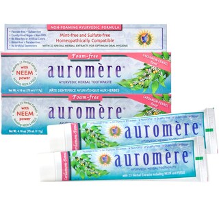 Foto 1 | Pasta De Dientes Aurmere Cardamomo E Hinojo Con Neem Y Cáscara, 125 Ml, Paquete De 2 - Venta Internacional.