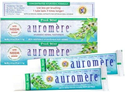 Foto 1 | Pasta De Dientes Auromere Freshmint Herbal 125ml - Venta Internacional.