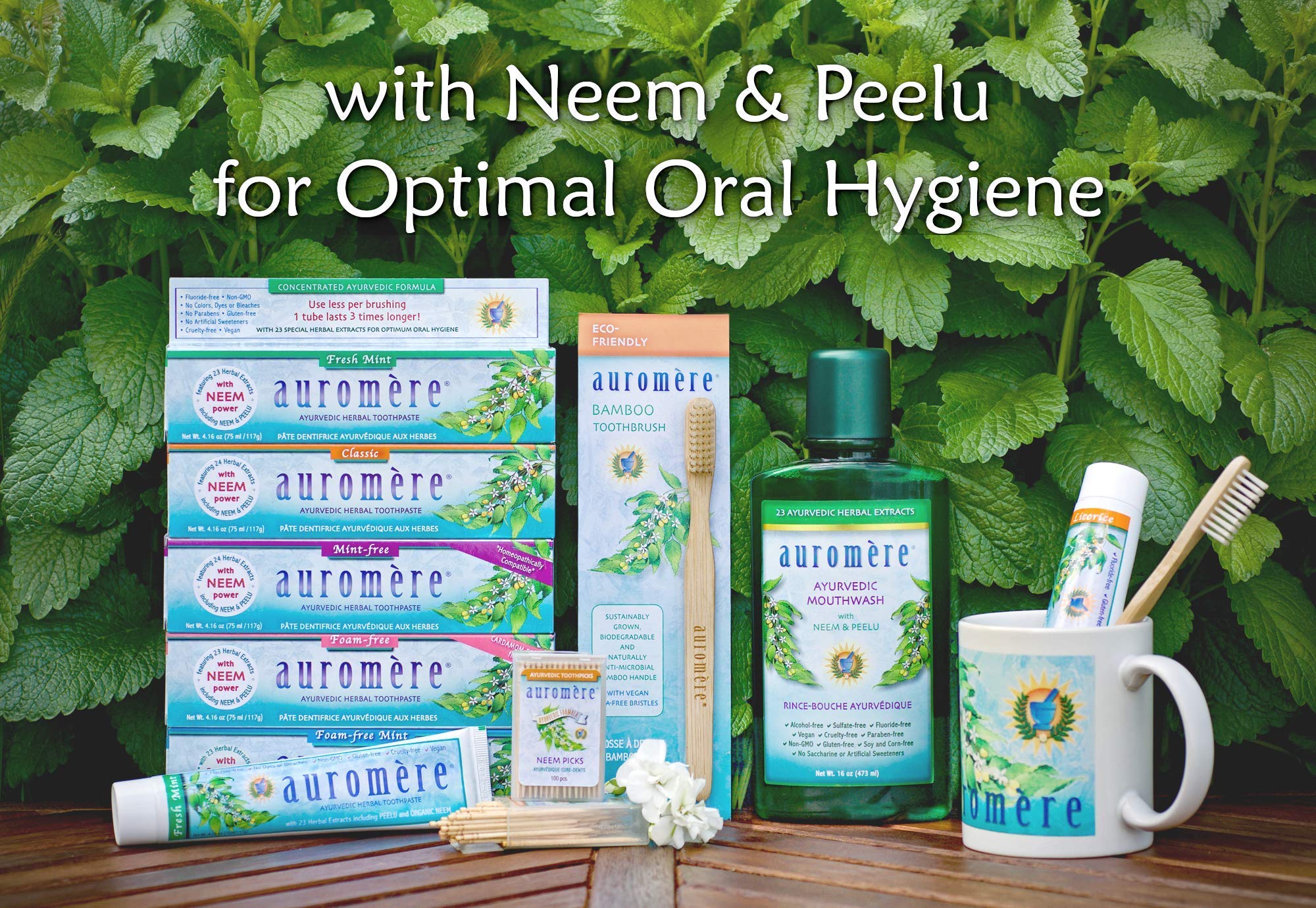 Foto 4 pulgar | Palillos Auromere Ayurvedic Neem 100 Ct - Venta Internacional.