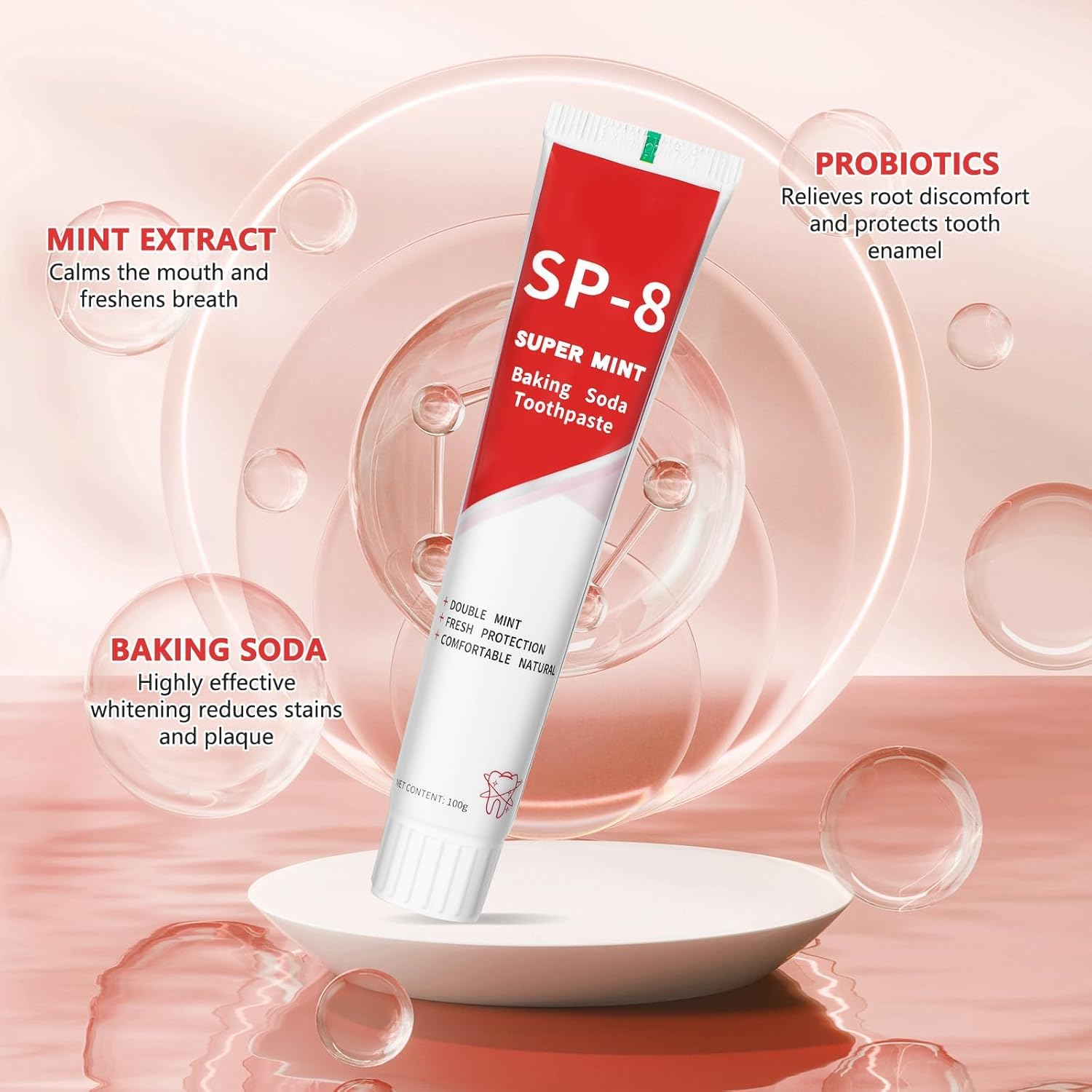 Foto 7 | Pasta de Dientes Wesun Super Probiotic SP-8 Ultra Whitening - Venta Internacional