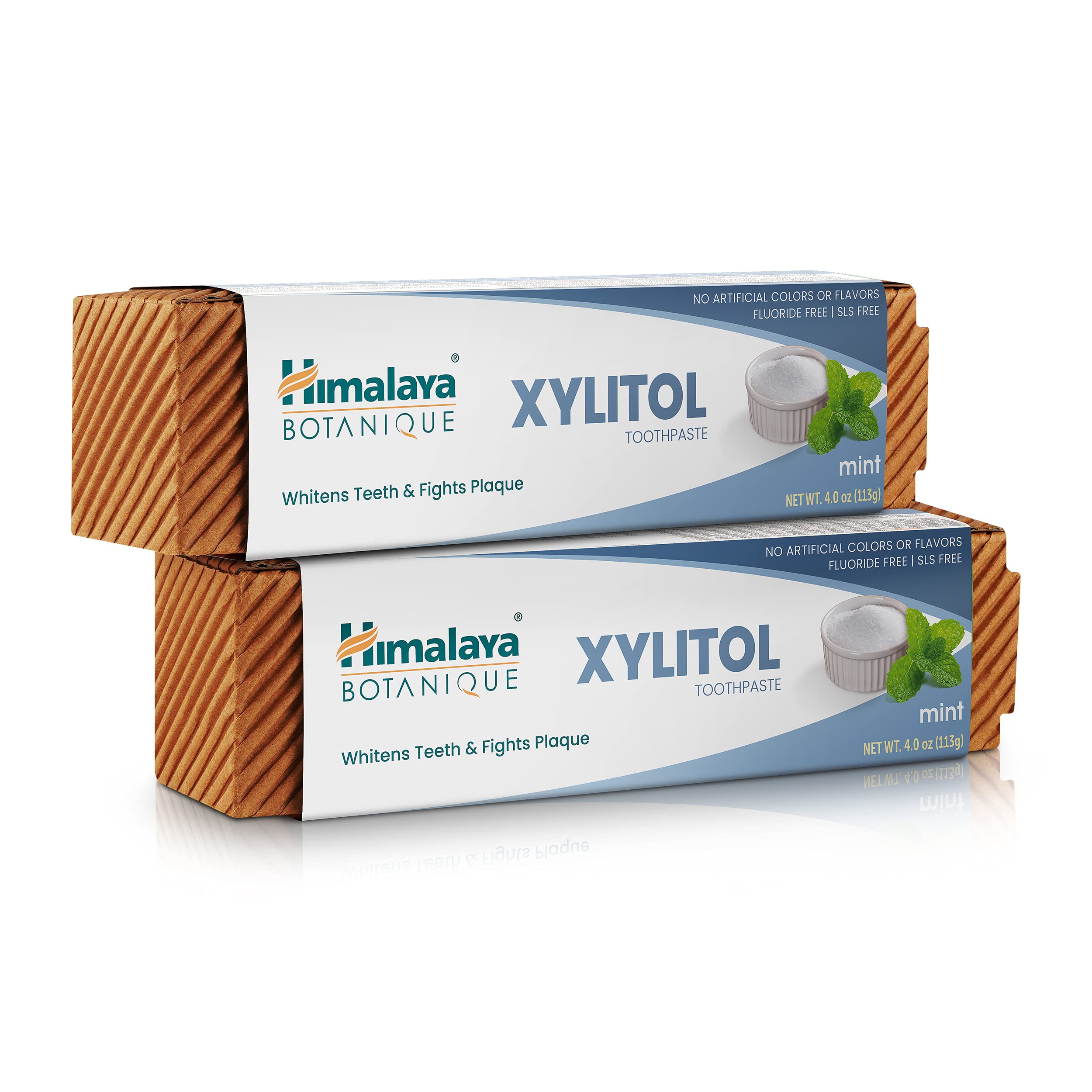 Pasta De Dientes Himalaya Botanique, Blanqueadora, Antiplaca, 120 Ml, Paquete De 2 - Venta Internacional.