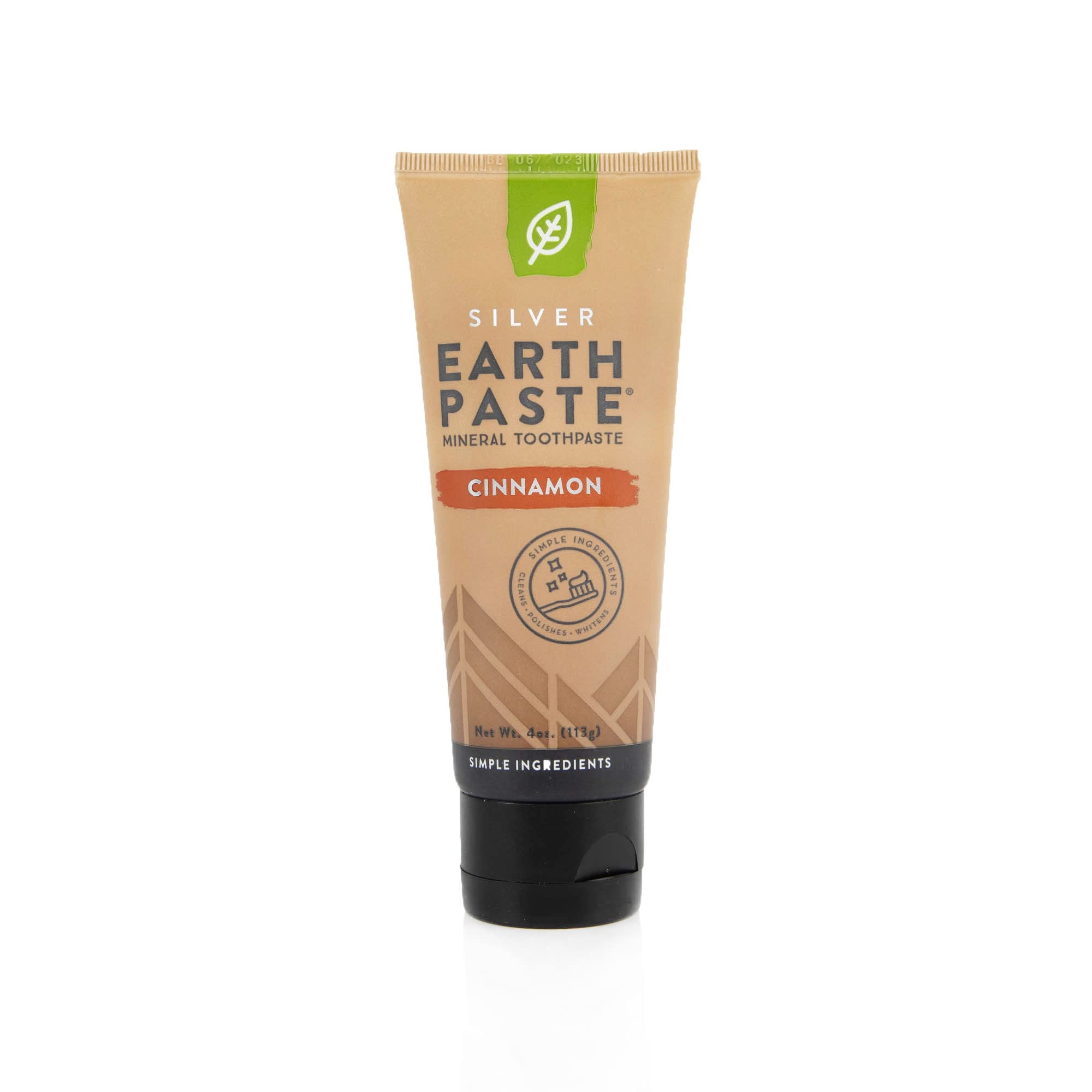 Pasta De Dientes Redmond Earthpaste Natural Canela Sin Flúor 113 g- Venta Internacional