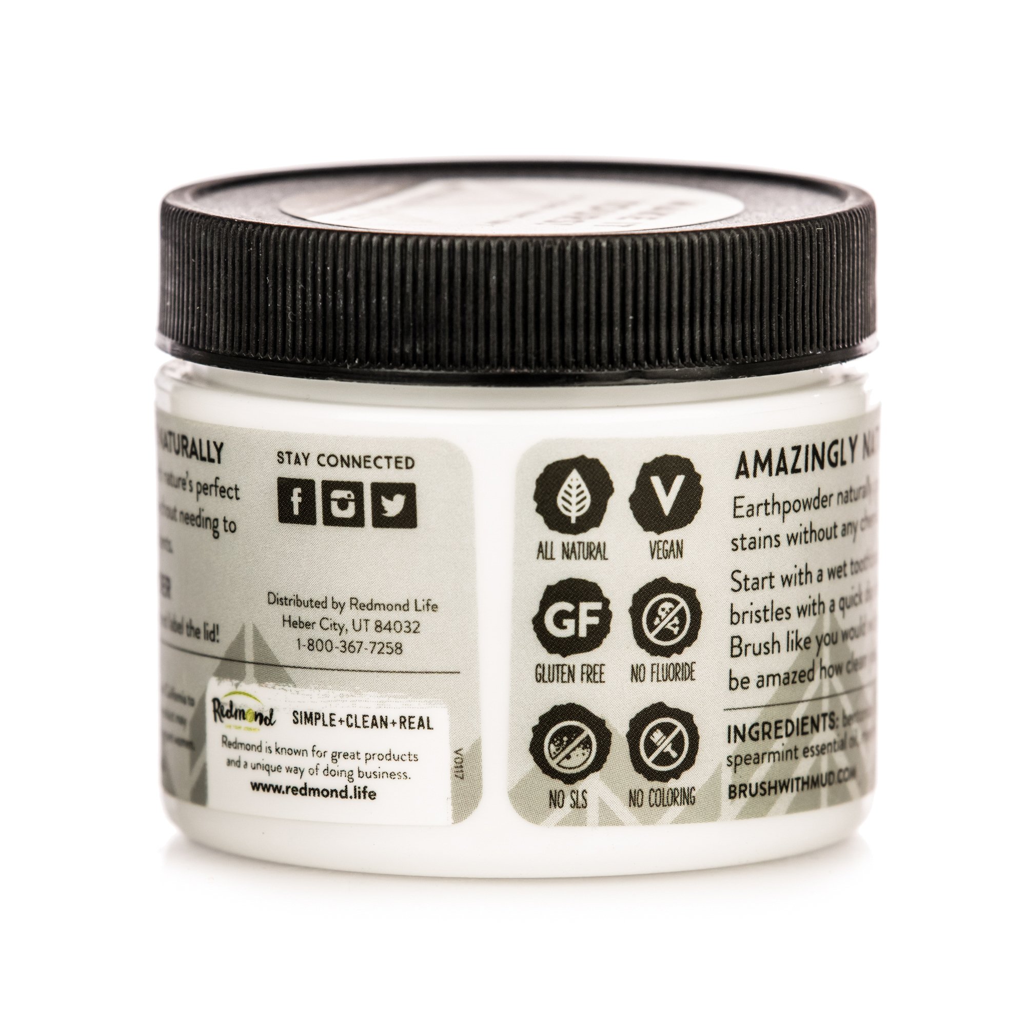 Foto 3 pulgar | Polvo para Dientes Earth Powder Redmond 51 g-Venta Internacional