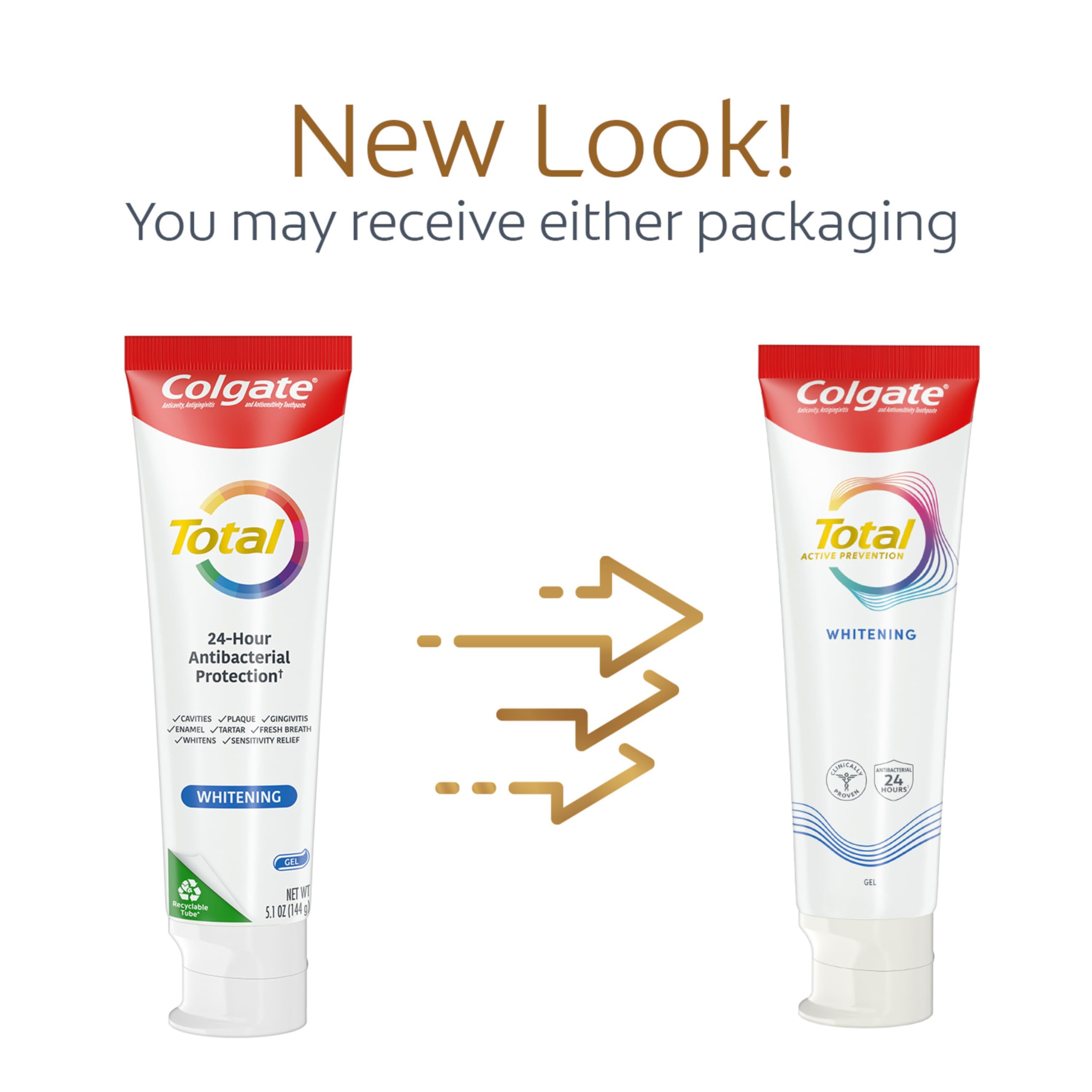 Foto 3 pulgar | Pasta de Dientes Colgate Total Active Prevention Whitening 144 g - Venta Internacional