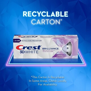 Foto 5 | Pasta De Dientes Crest 3d White Brilliance Teeth Whitening X3 - Venta Internacional.