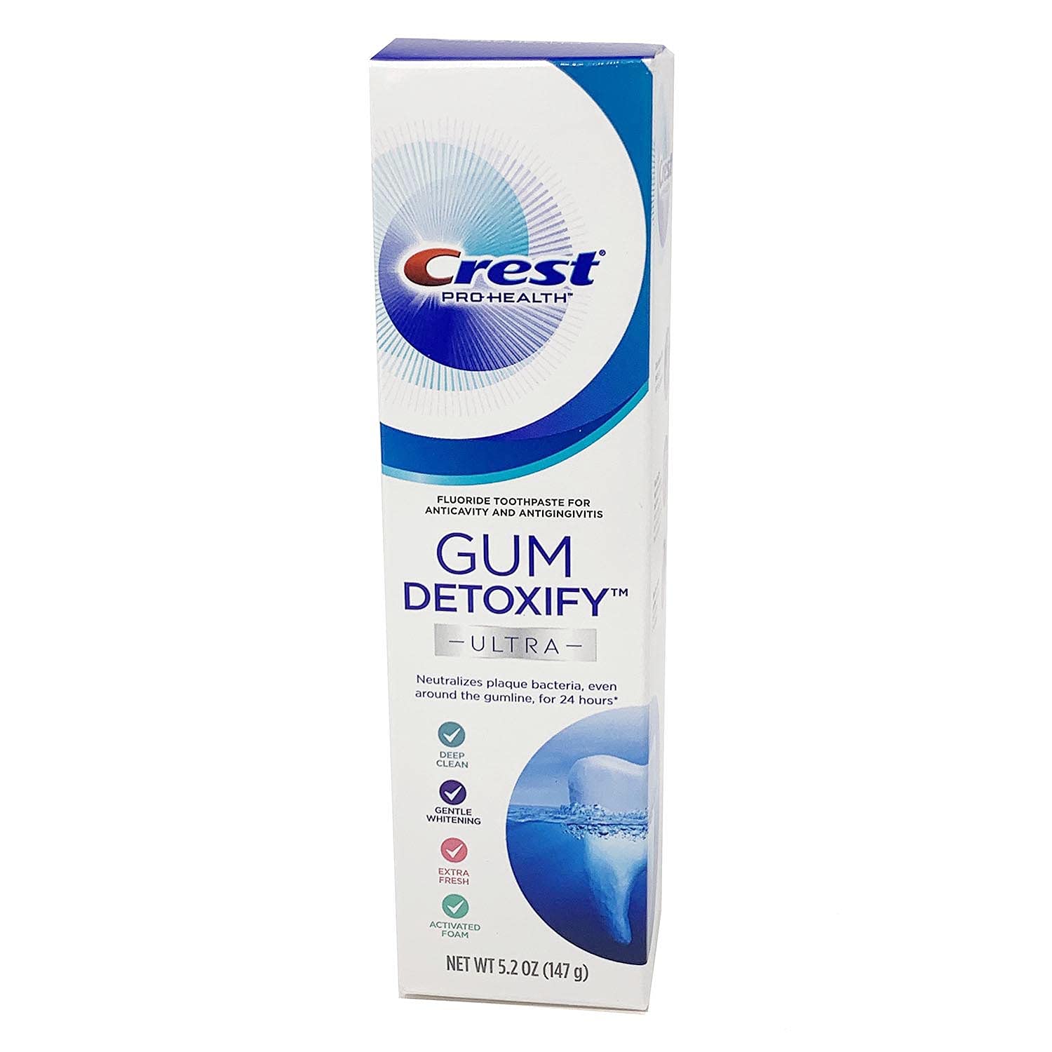 Foto 4 pulgar | Pasta De Dientes Crest Pro Health Ultra Gum Detoxify 150 Ml, Paquete De 4 - Venta Internacional.
