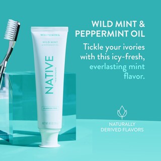 Foto 4 | Pasta De Dientes Native Wild Mint Sin Flúor De 120 Ml Que Blanquea Los Dientes - Venta Internacional.