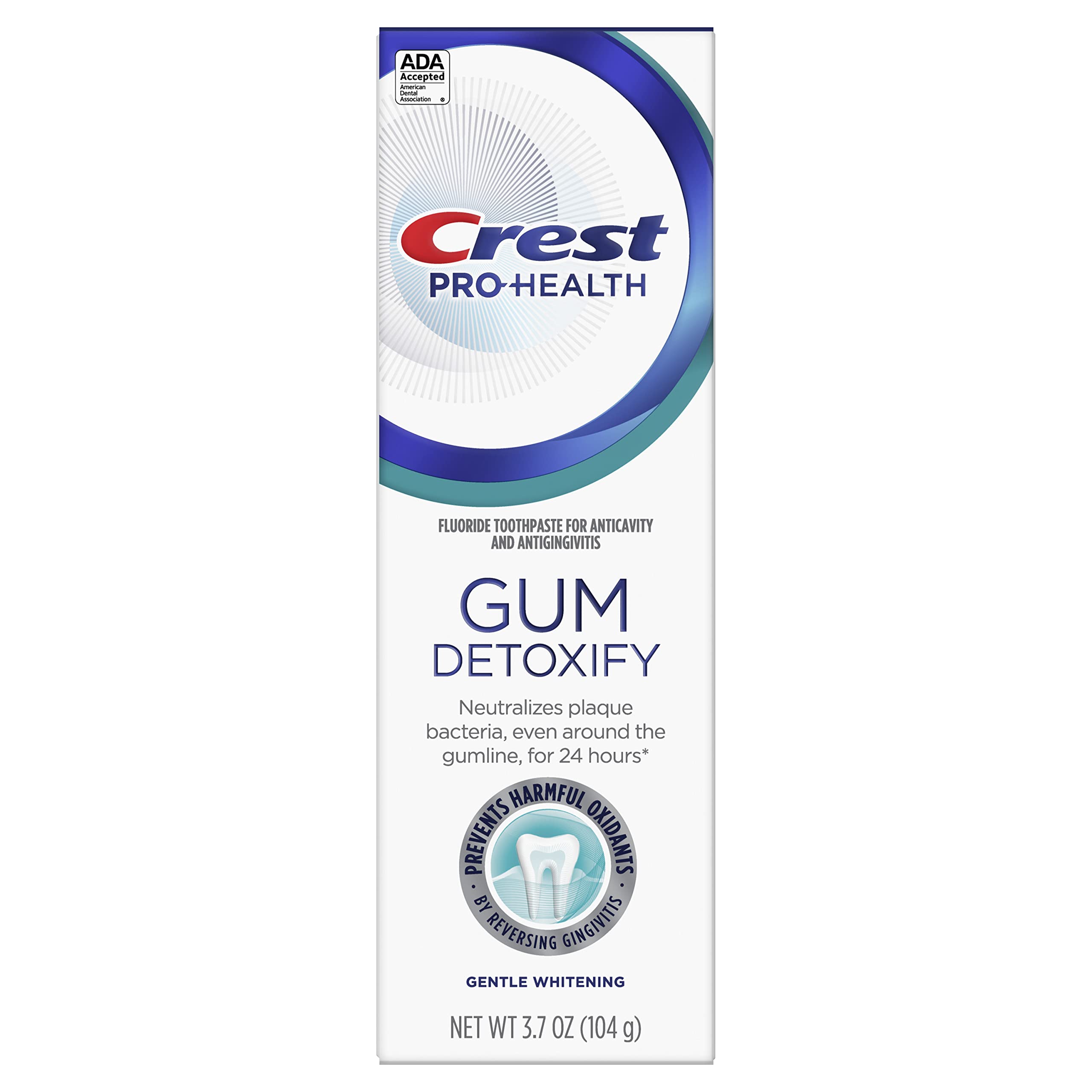 Foto 1 | Pasta De Dientes Crest Pro-health Gum Detoxify, Blanqueadora Suave, 110 Ml - Venta Internacional.