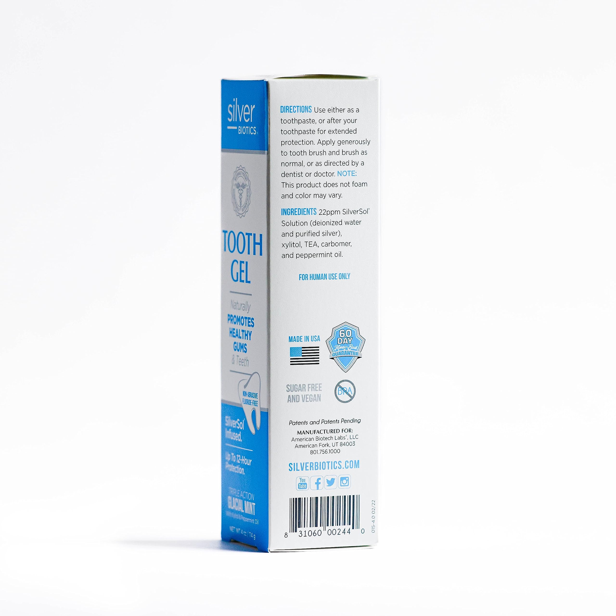 Foto 8 pulgar | Pasta de Dientes American Biotech Labs Silver Biotics Silversol- Venta Internacional