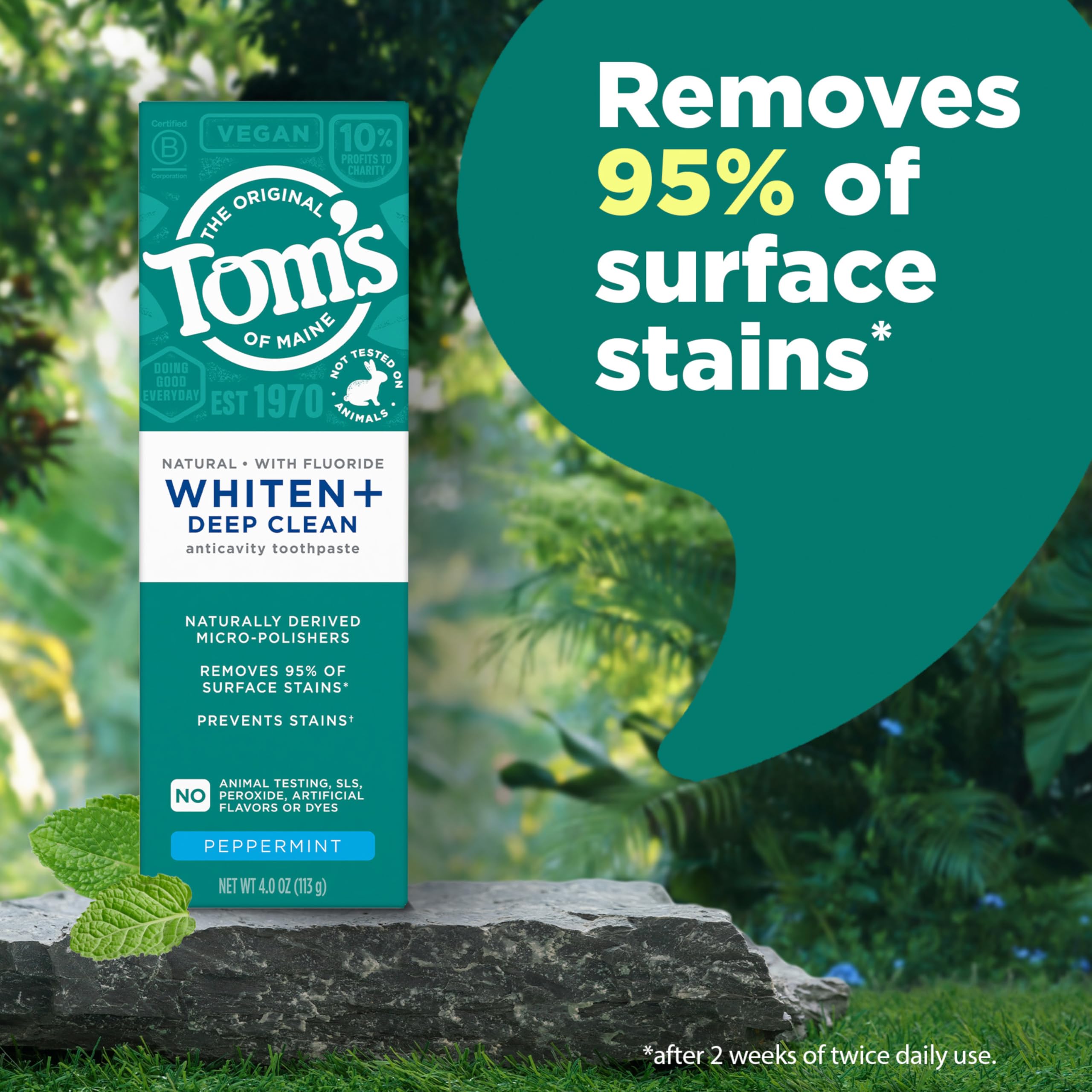 Foto 4 pulgar | Pasta De Dientes Tom's Of Maine Whiten Plus Deep Clean 120 Ml X3 - Venta Internacional.