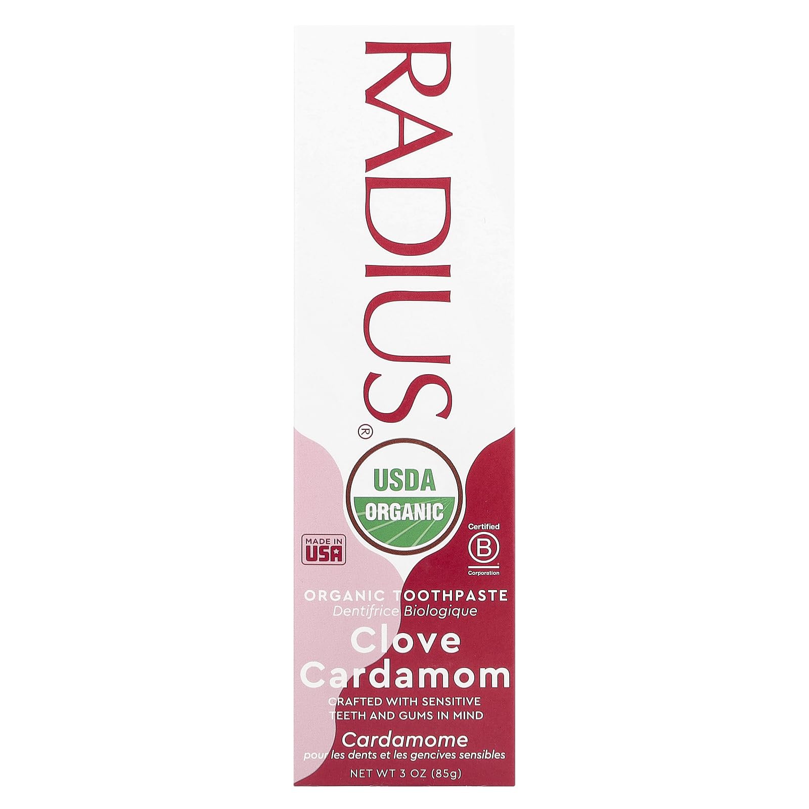 Foto 3 pulgar | Pasta De Dientes Radius Usda Organic Gel Gum Health 90 Ml Red - Venta Internacional.